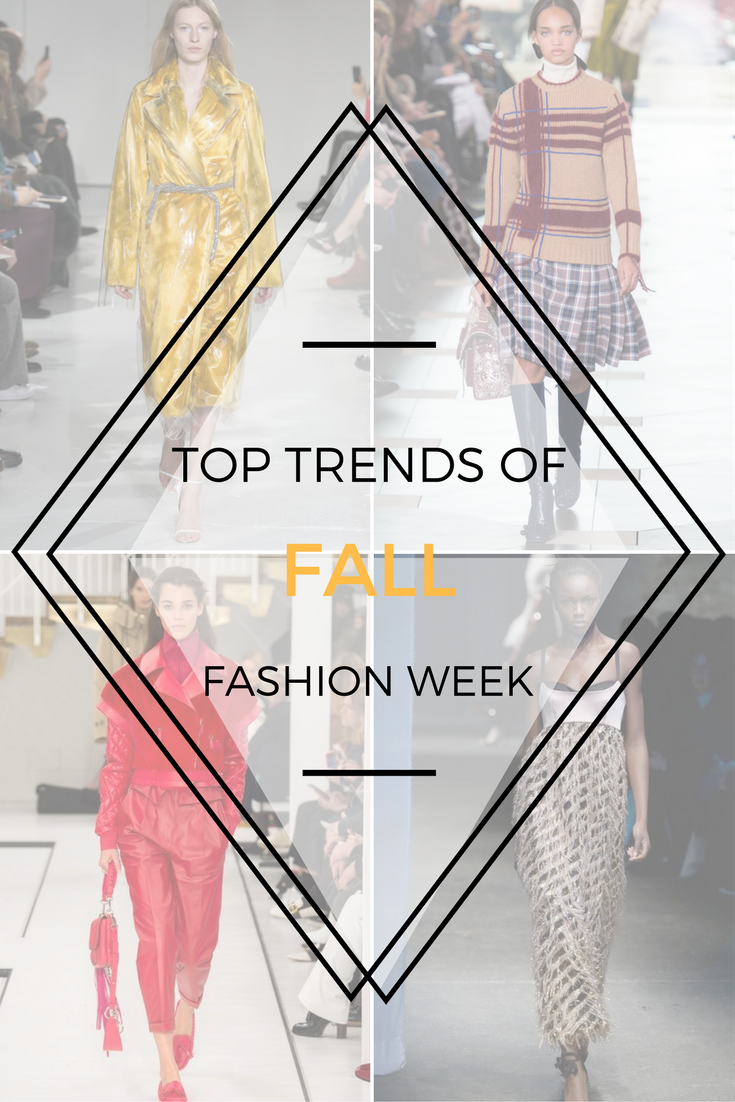 Top Trends of Fall Fashion Week 2017