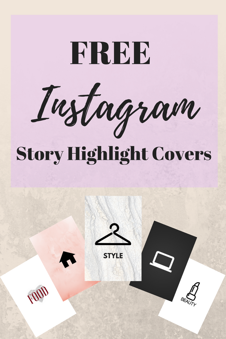 5 Free Instagram Story Highlight Covers - Perfect for Bloggers