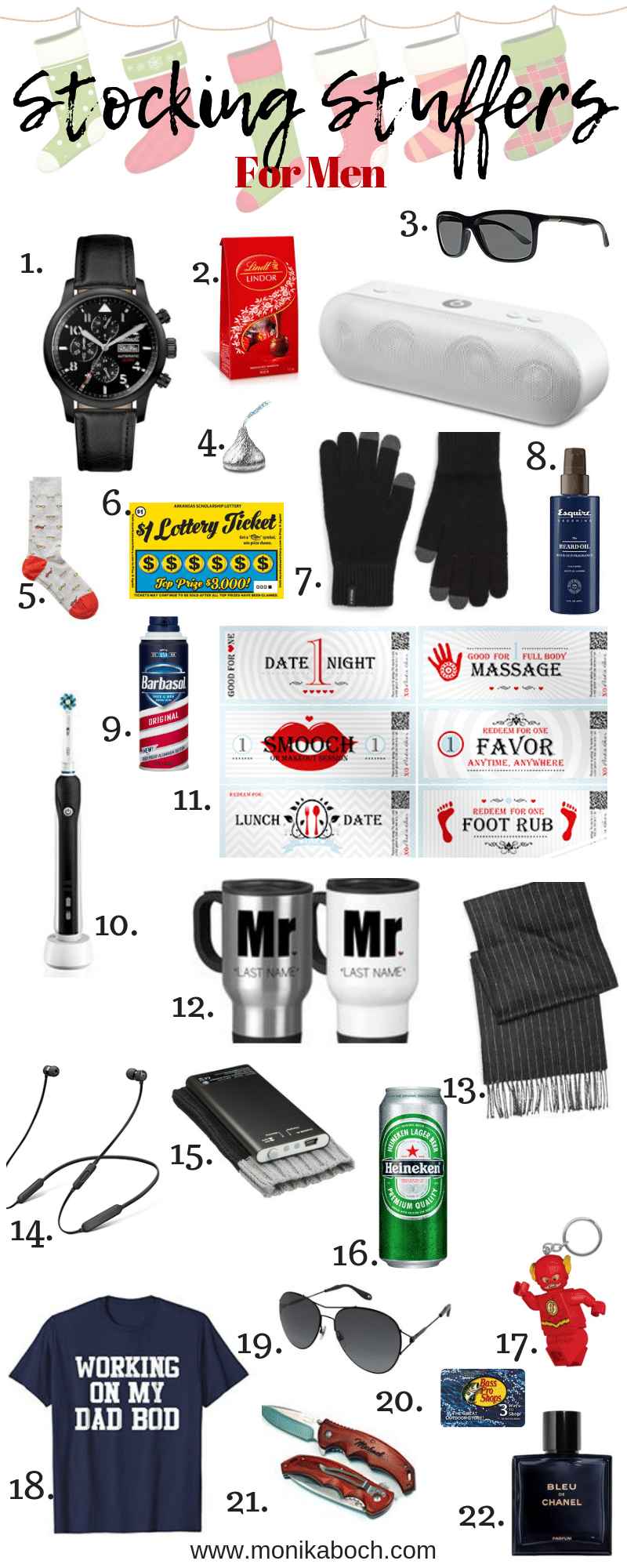 21 Perfect Stocking Stuffers for Men - Christmas Gifts for Men